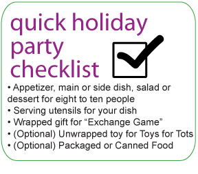 Check List for Holiday Party